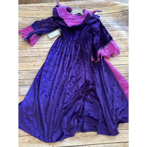 Disney Castle Collection Maleficent Deluxe Costume Head Piece NWT Purple 11 / 12 - Picture 7 of 8